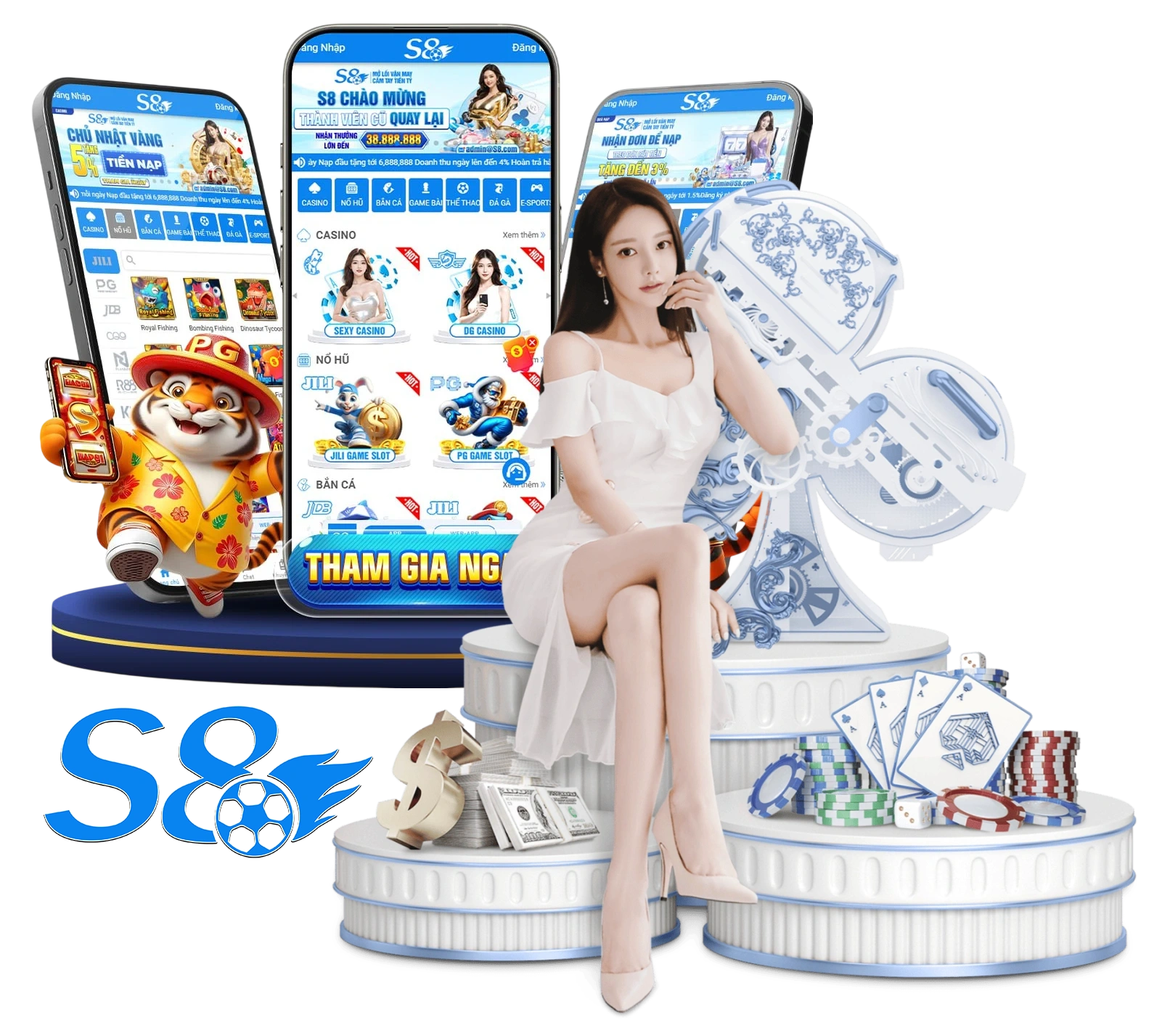 Dịch vụ ứng dụng S8 trên thiết bị di động